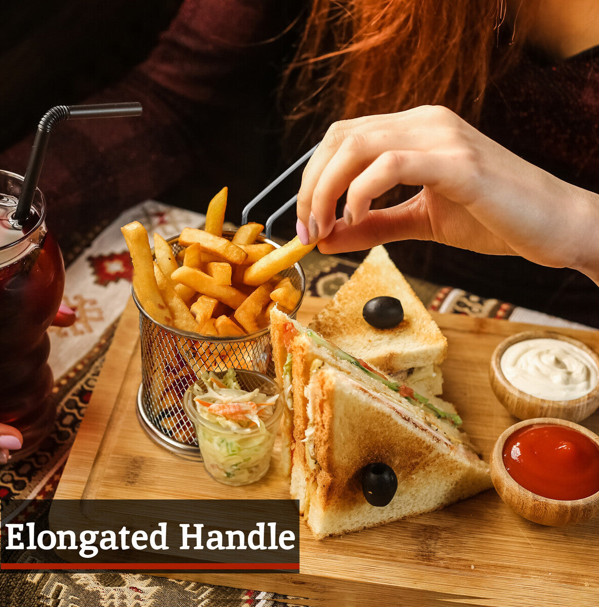 Round Mini Fryer Basket