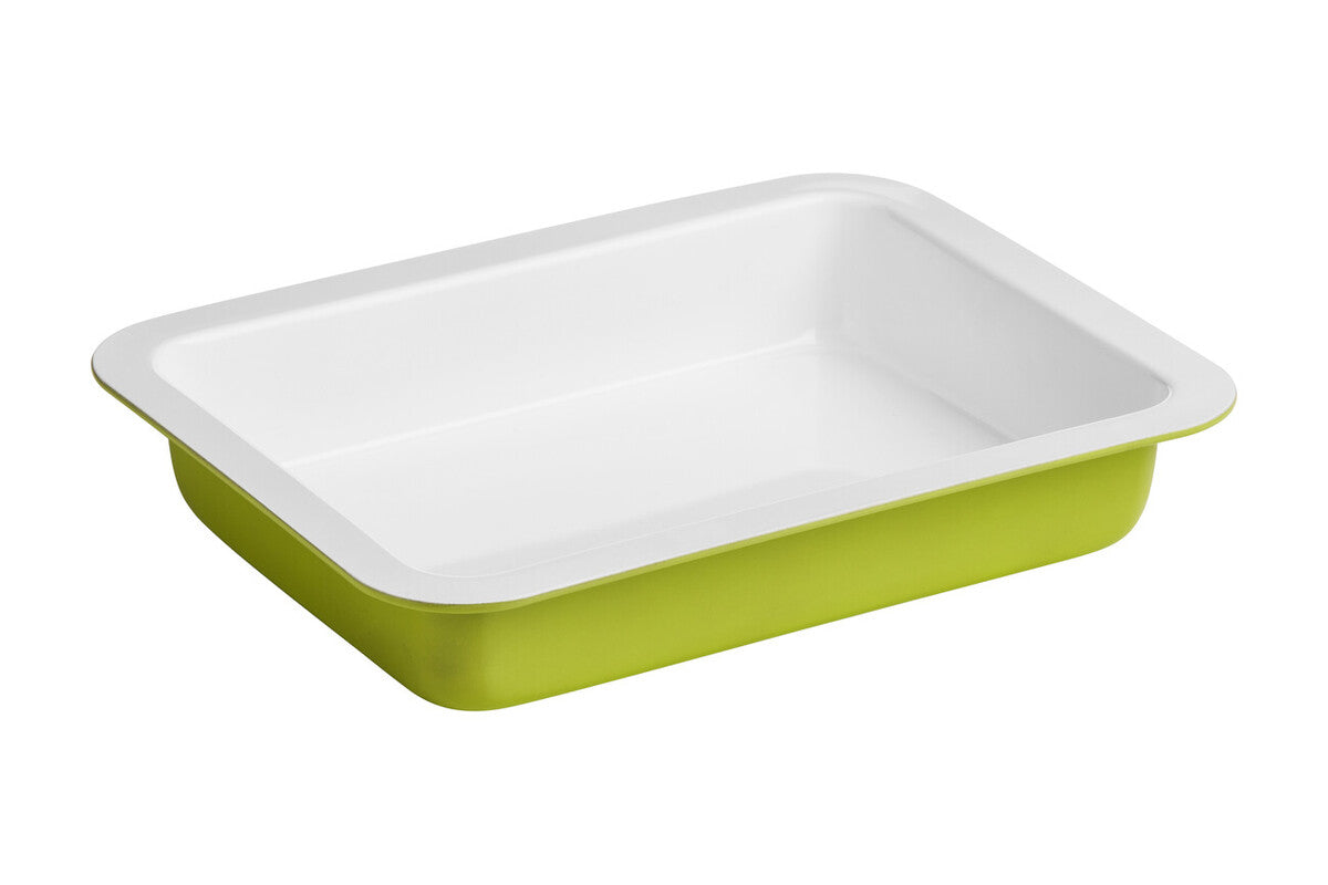 Ecocook Lime Green Rectangle Roasting Dish