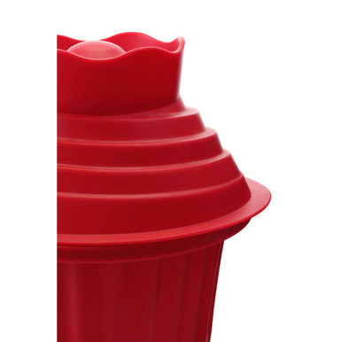 Hallie Red Giant Cupcake Silicone Mould Set