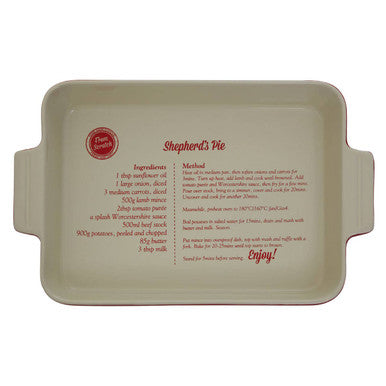 From Scratch Red Stoneware 3300Ml Oven Dish