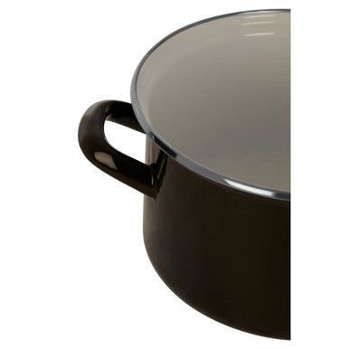 Porter Small Black Casserole Dish