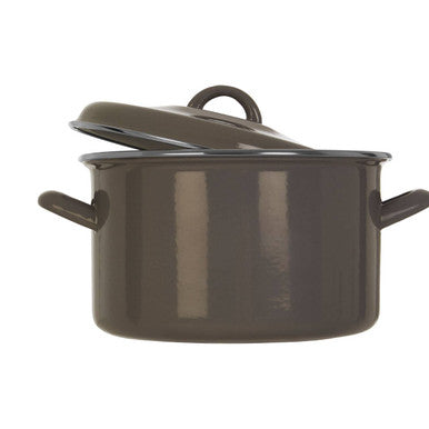 Porter Grey Enamel 22cm Casserole Dish