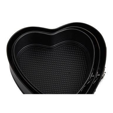 From Scratch Set Of Three Heart Shaped Springform Cake Tins