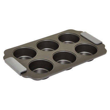 From Scratch Grey Six Cup Muffin Tray