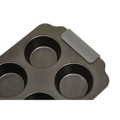 From Scratch Grey Six Cup Muffin Tray