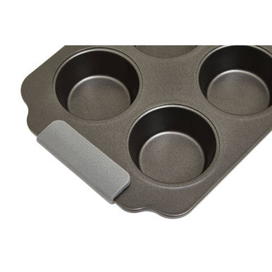From Scratch Grey Six Cup Muffin Tray