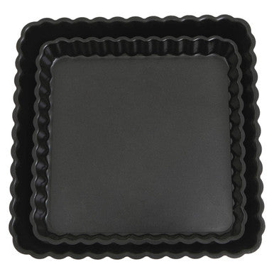 From Scratch Set Of Two Fluted Quiche Flan Tins