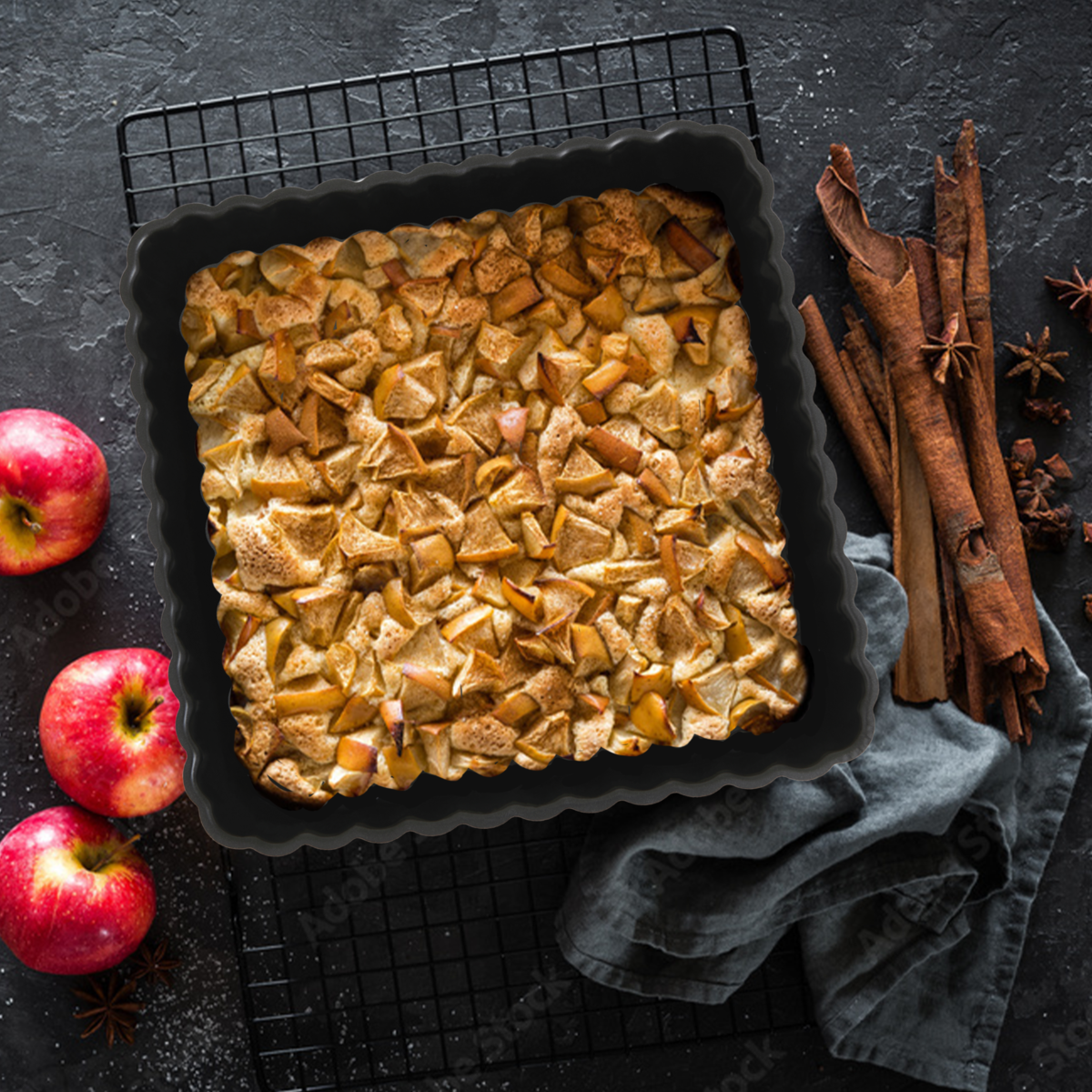 From Scratch Set Of Two Fluted Quiche Flan Tins