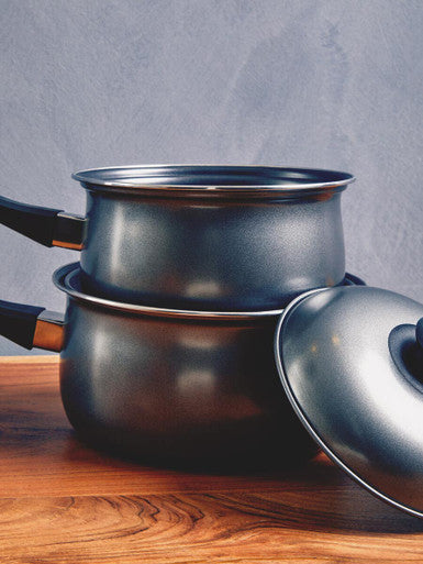 Viggo 5Pc Dark Silver Cookware Set