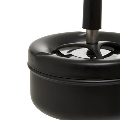 Medium Black Spinning Ashtray
