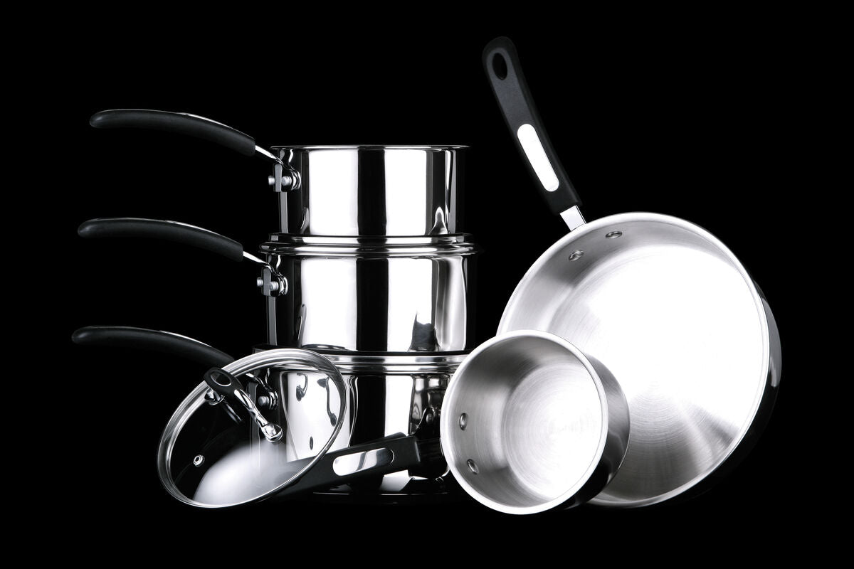 5 Piece Stainless Steel Cookware Set | Tenzo