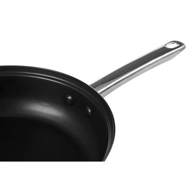 Crosse 24cm Stainless Steel Non Stick Frypan With Glass Lid