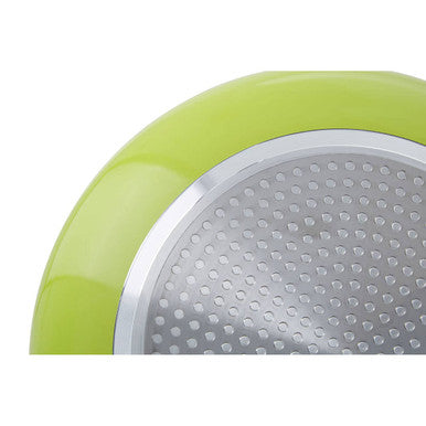 Ecocook 26cm Lime Green Frying Pan with Ceramic Coating