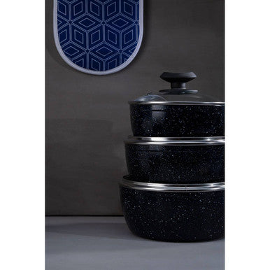 20Cm Saucepan with Glass Lid | Stoneflam