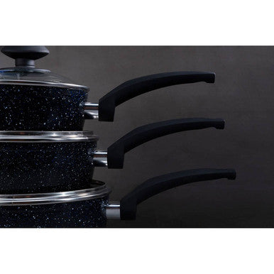 20Cm Saucepan with Glass Lid | Stoneflam