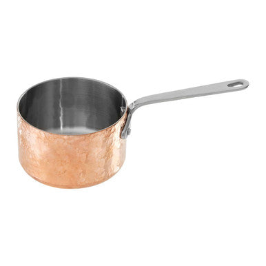 Hammered Copper Finish Mini 10 Cm Milk Pan | Minerva