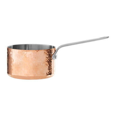 Hammered Copper Finish Mini 10 Cm Milk Pan | Minerva
