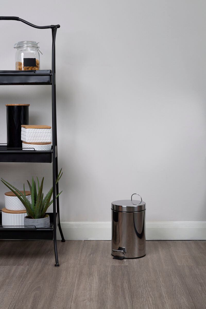 3 Litre Stainless Steel Pedal Bin | Parker