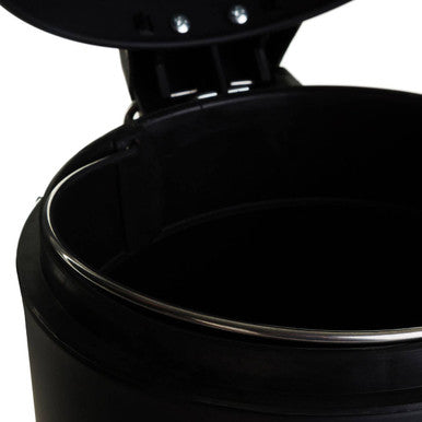 Parker Black 3 Litre Pedal Bin