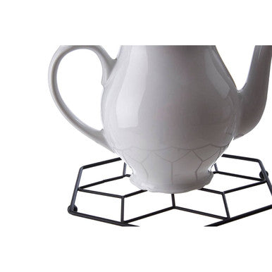 Vertex Contour Matte Black Trivet