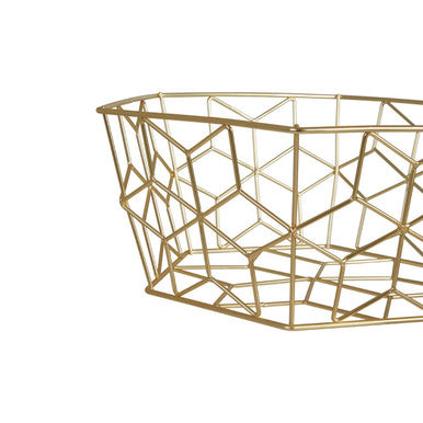 Vertex Contour Matte Gold Fruit Basket