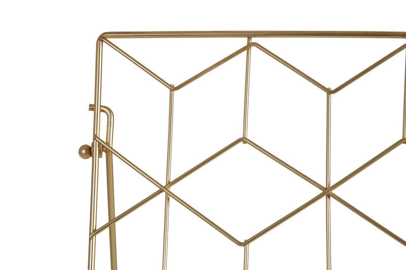 Vertex Contour Matte Gold Finish Cookbook Stand