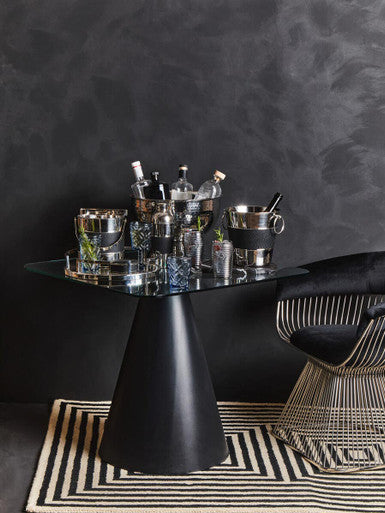 Mixology Silver Finish Ice Bucket With Tongs