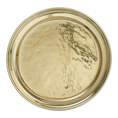 Miressa Large Serving Platein Brass Finish