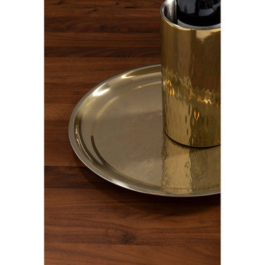 Miressa Large Serving Platein Brass Finish