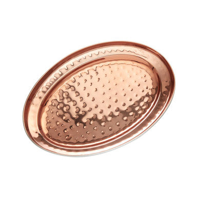Miressa Small Copper Finish Serving Platter