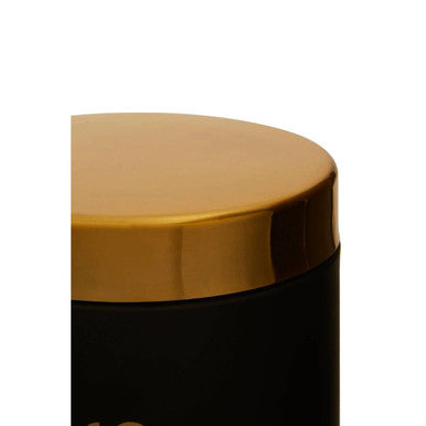 Liberty Black Enamel Biscuit Canister