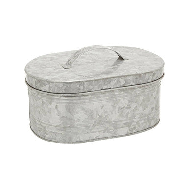 Drummond Galvanised Steel Bread Bin