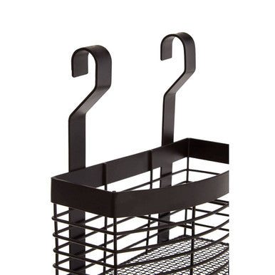 Sorello Matt Black Hanging Storage Basket