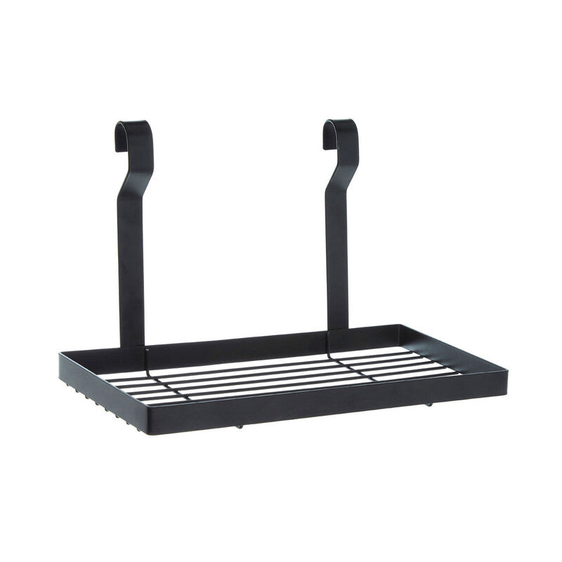 Sorello Matt Black Hanging Shelf Storage Rack