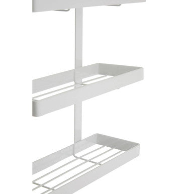 Sorello White Iron Three Level Hanging Rack
