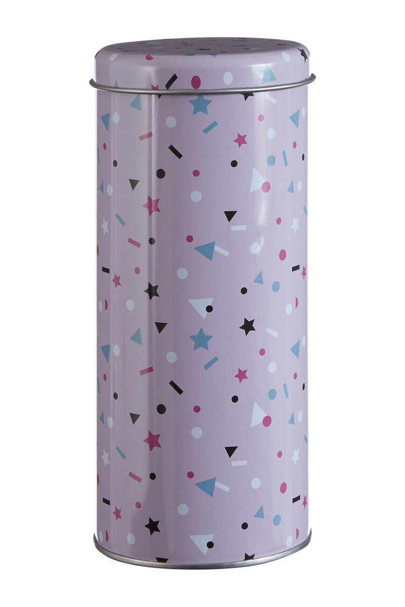 Paice Round Pink Design Storage Canister - Image 1