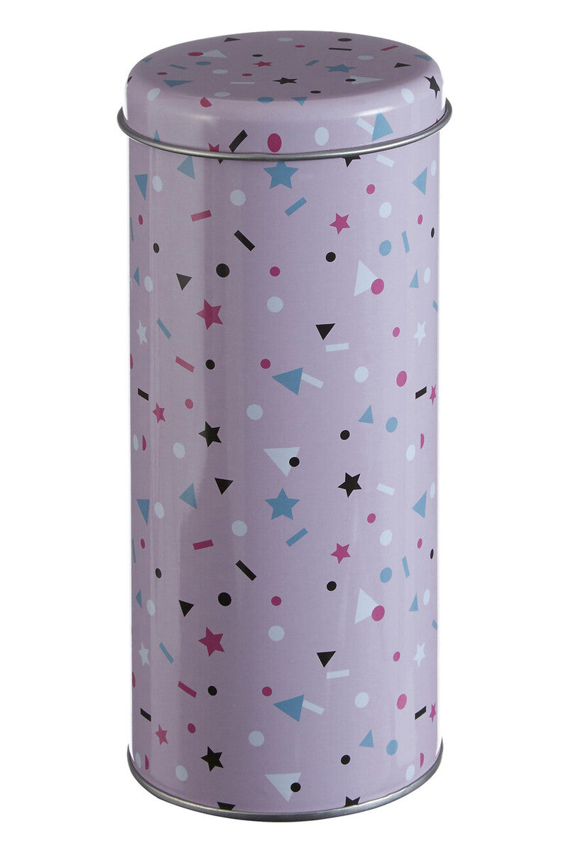 Paice Round Pink Design Storage Canister - Image 2