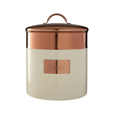 Prescott Cream And Copper Bread Bin