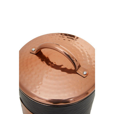 Prescott Biscuits Canister In Black And Copper