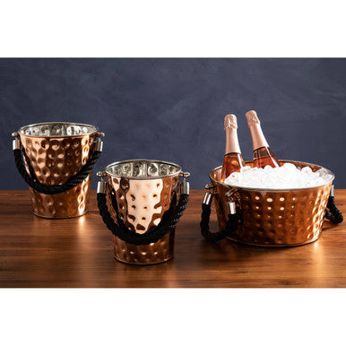 Miressa Medium Copper Finish Party Bucket