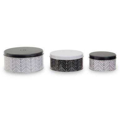 Paice Set Of Three Urban Storage Tins