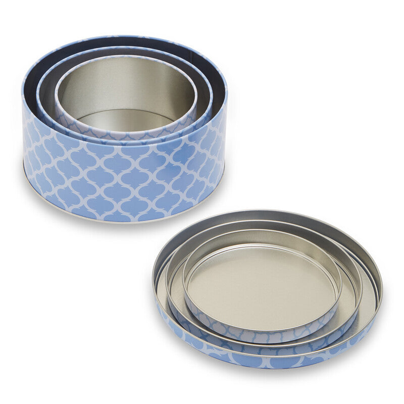 Set Of Three Kensington Storage Tins
