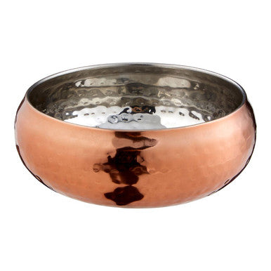 Miressa Rose Gold Hammered Small Bowl
