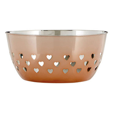 Hearts Design Rose Gold Bowl