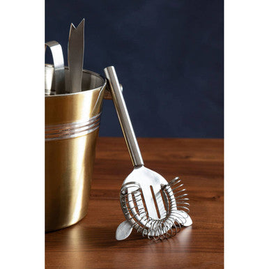 Mixology 7 Piece Bar Set in Brushed Gold Finish