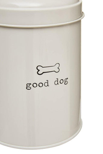 Adore Pets 1.2Ltr Good Dog Grey Food Storage Canister
