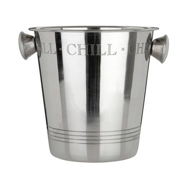 Stainless steel ice bucket with &