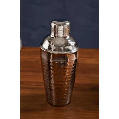 Mixology Stainless Steel Hammered Effect 500Ml Cocktail Shaker