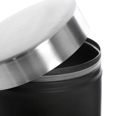 Liberty Black Enamel Tea Coffee And Sugar Set