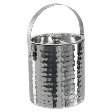 Martel Stainless Steel Hammered Effect Ice Bucket